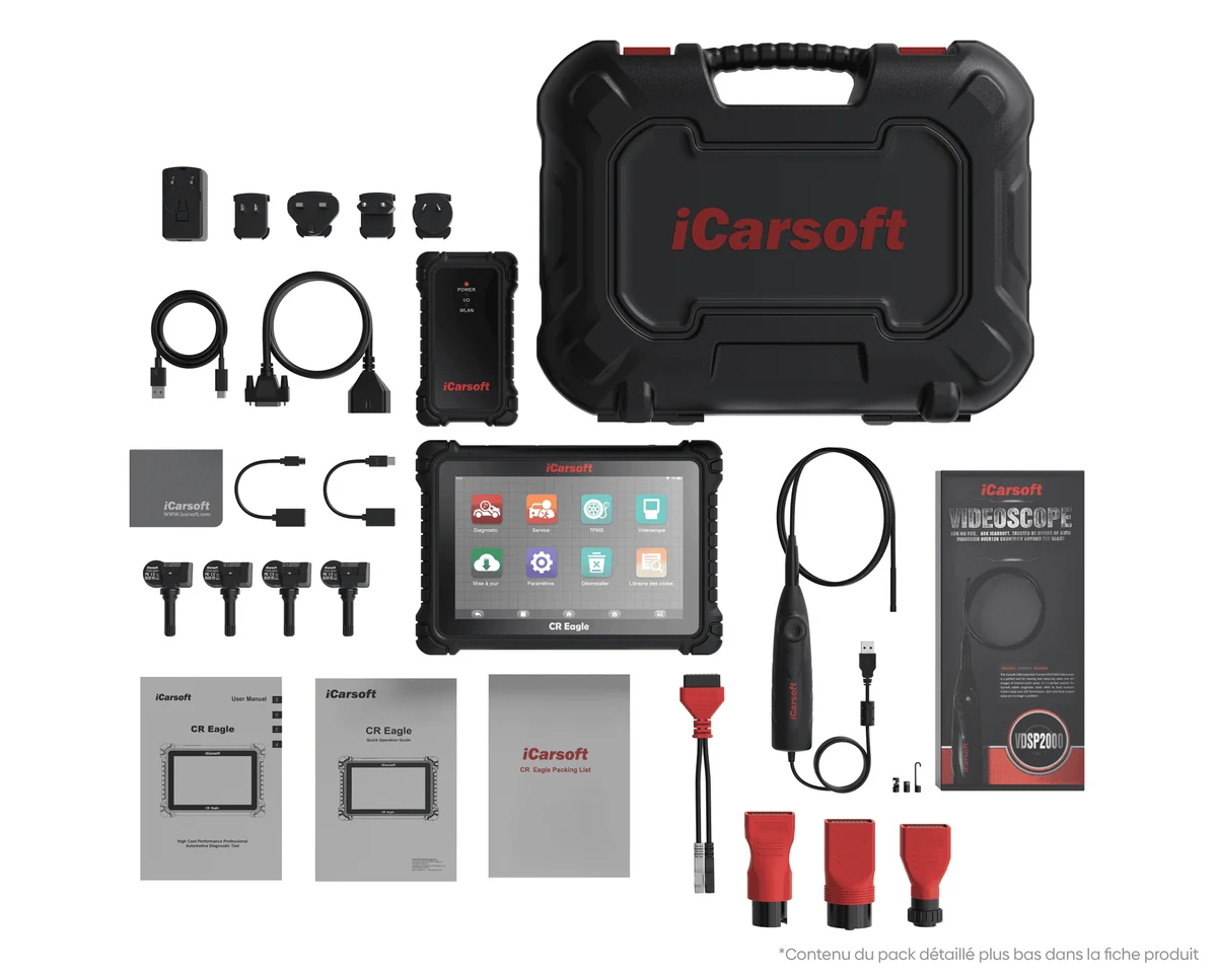 valise diagnostic auto iCarsoft CR Eagle multimarque – Image 2
