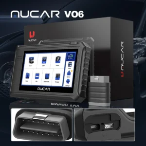 MUCAR VO6 – Valise de Diagnostic Auto Multimarques Professionnelle [Scanner OBD complet, Codage ECU, Test d’action]